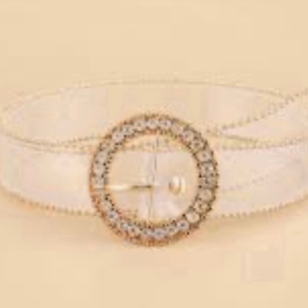 Rhinestone Transparent Belt